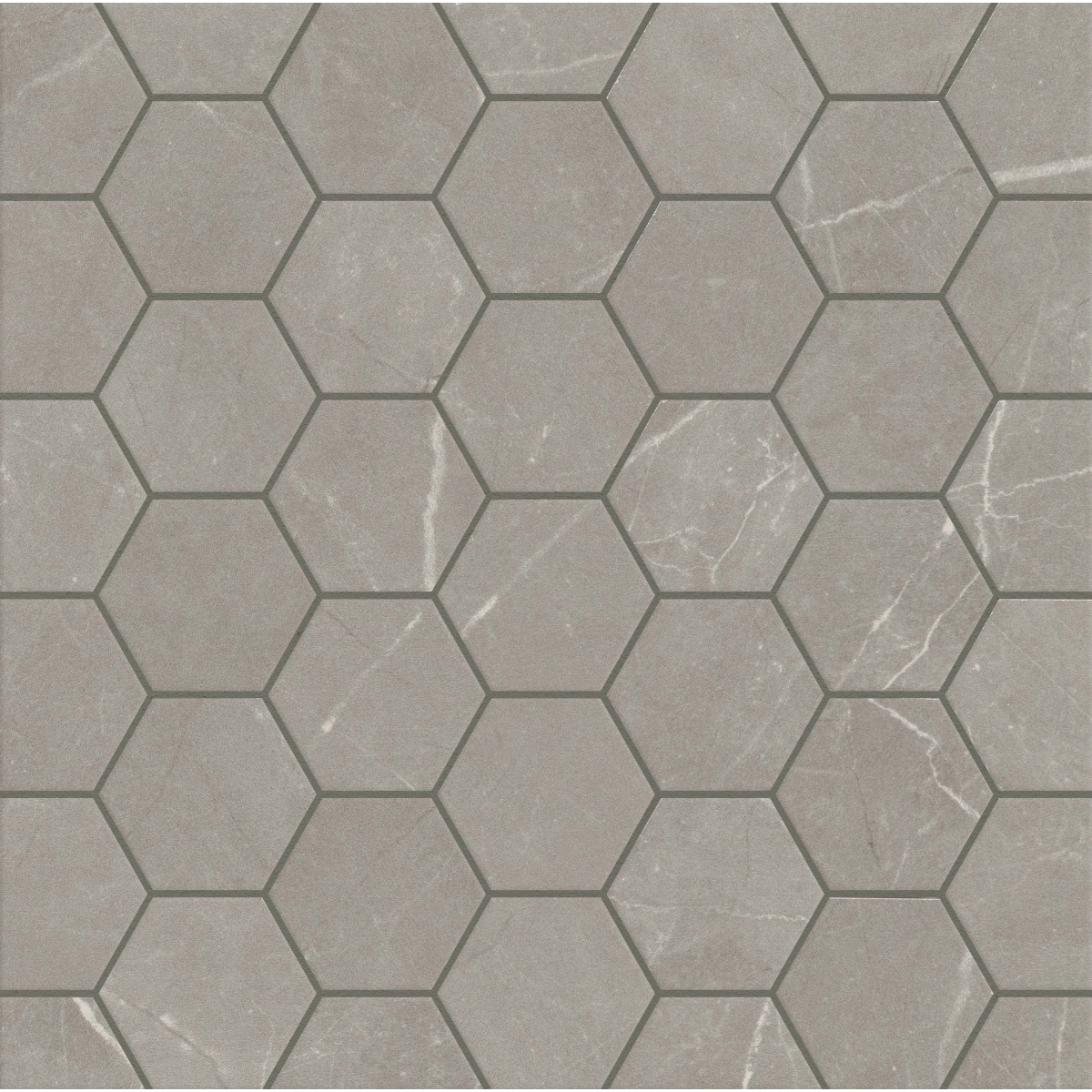 Sterlina II Matte 2 Hexagon Mosaic